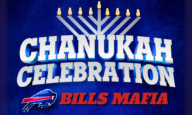 Bills Mafia Menorah Lighting